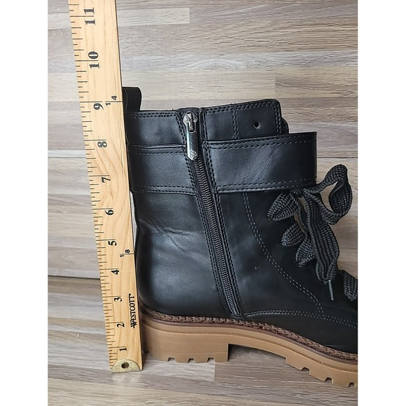 Sam & Libby Samantha Embellished Combat Boots Chunky Goth Y2K Women's Size 11 - Picture 12 of 14